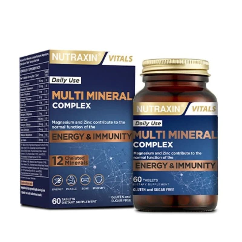 Nutraxin نيوتراكسين مركب متعدد المعادن 60 قرصًا