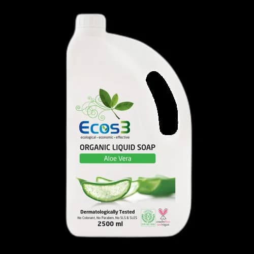 استمتع بأيدي نظيفة وناعمة مع صابون Ecos3 العضوي بالصبار