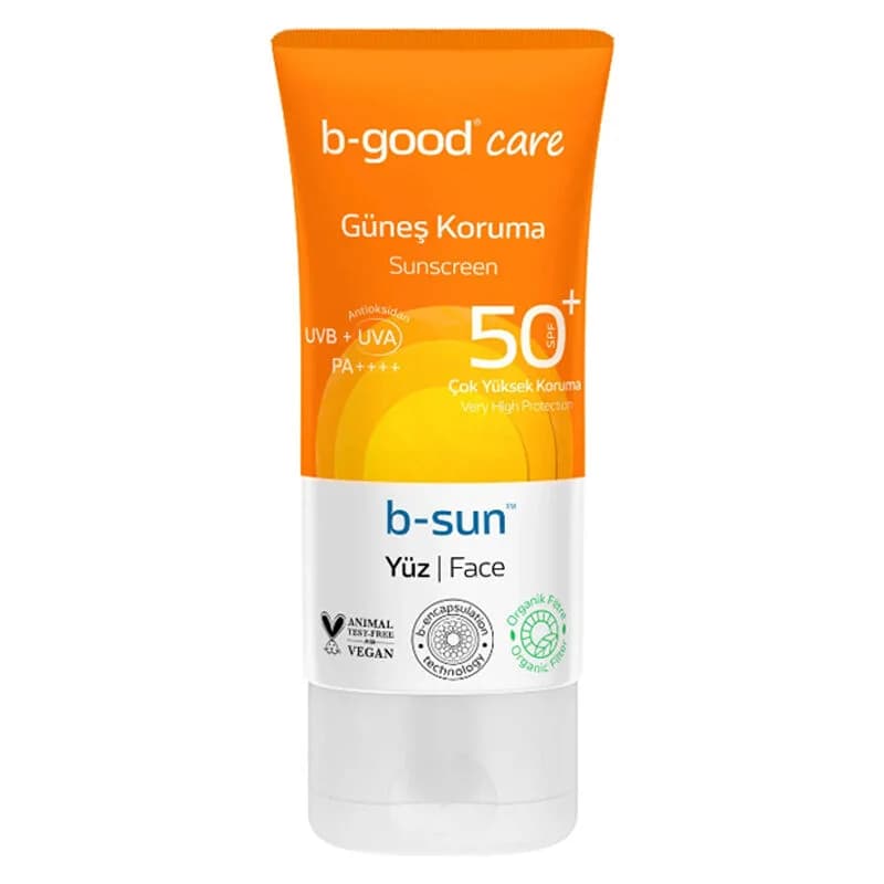 احصل على حماية شاملة لوجهك من الشمس مع b-good b-sun SPF 50+