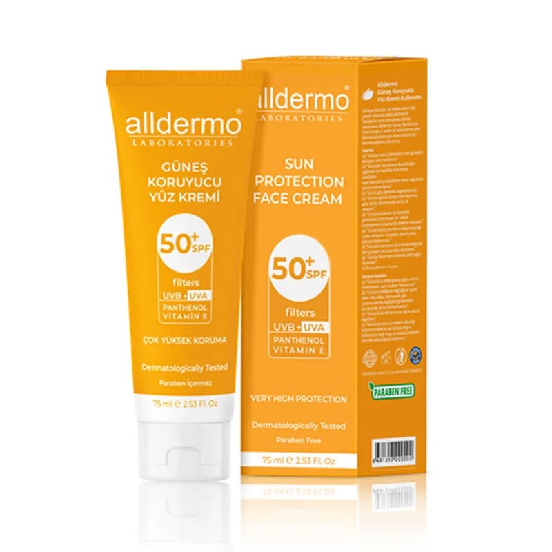 Protégez votre Visage : Crème Solaire Alldermo Panthénol SPF
