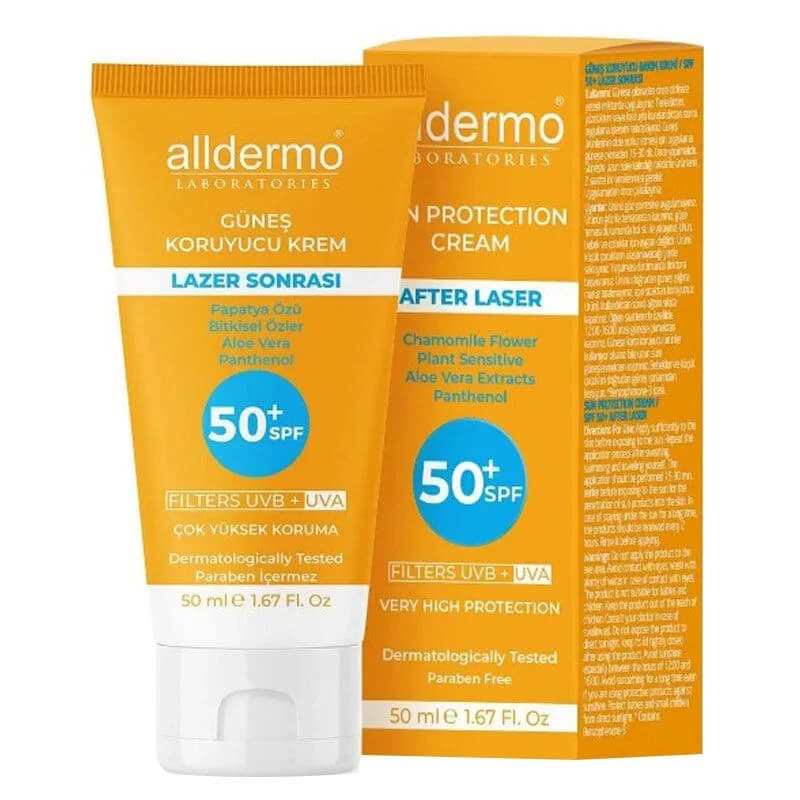 Protection Solaire Alldermo SPF50+ pour Peaux Sujettes aux T