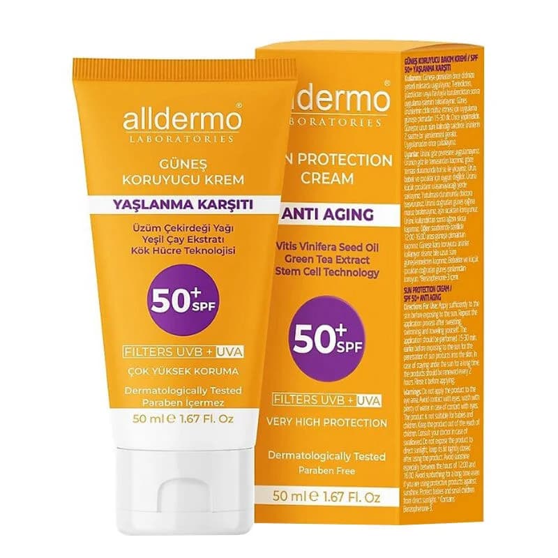Protégez & Rajeunissez : Crème Solaire Anti-Âge Alldermo SPF