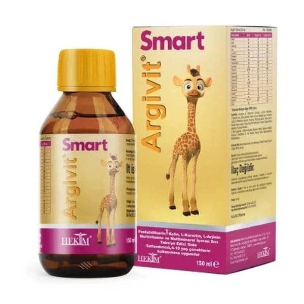 Argivit Smart شراب ارجيفيت سمارت للأطفال 150 مل