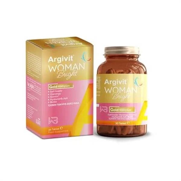 Argivit أرجيفيت للنساء مجمع الذهب الساطع 30 قرصًا