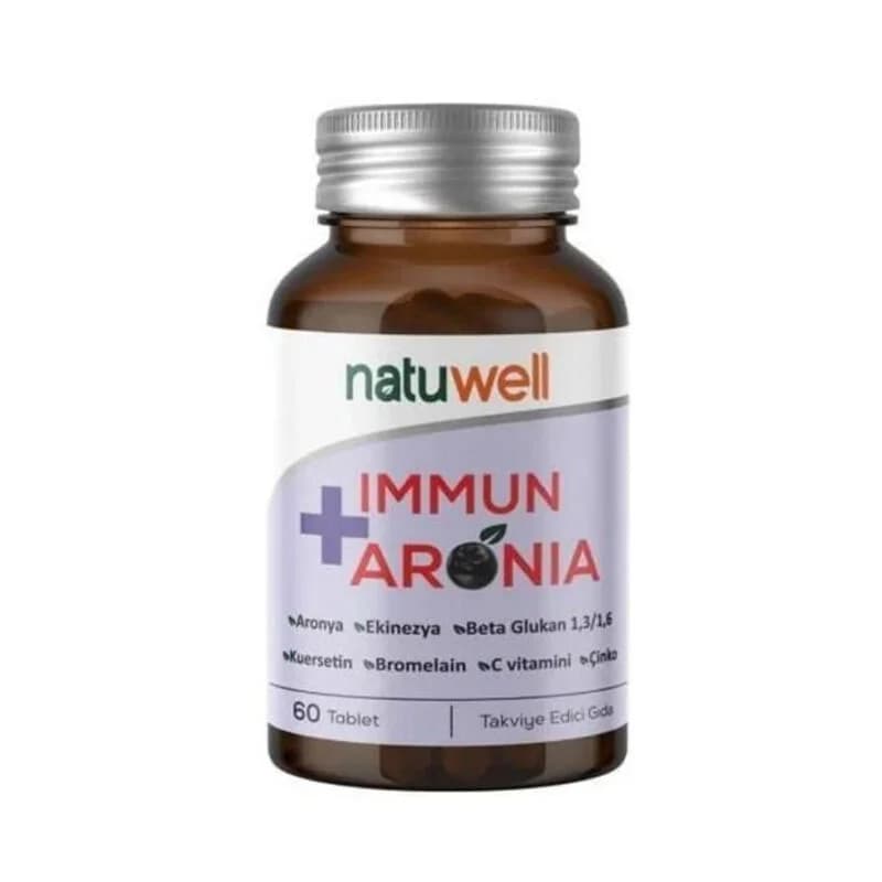 Natuwell Immun+Aronia Herbal Food Supplement 60 Tablet