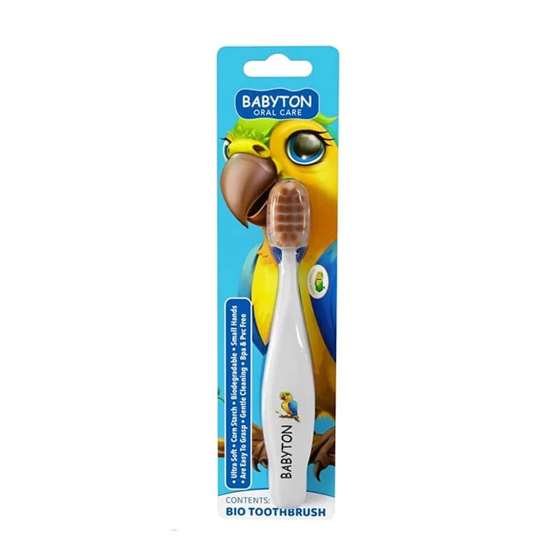 Babyton Bio Children's Ultra Soft Toothbrush - Papağan
