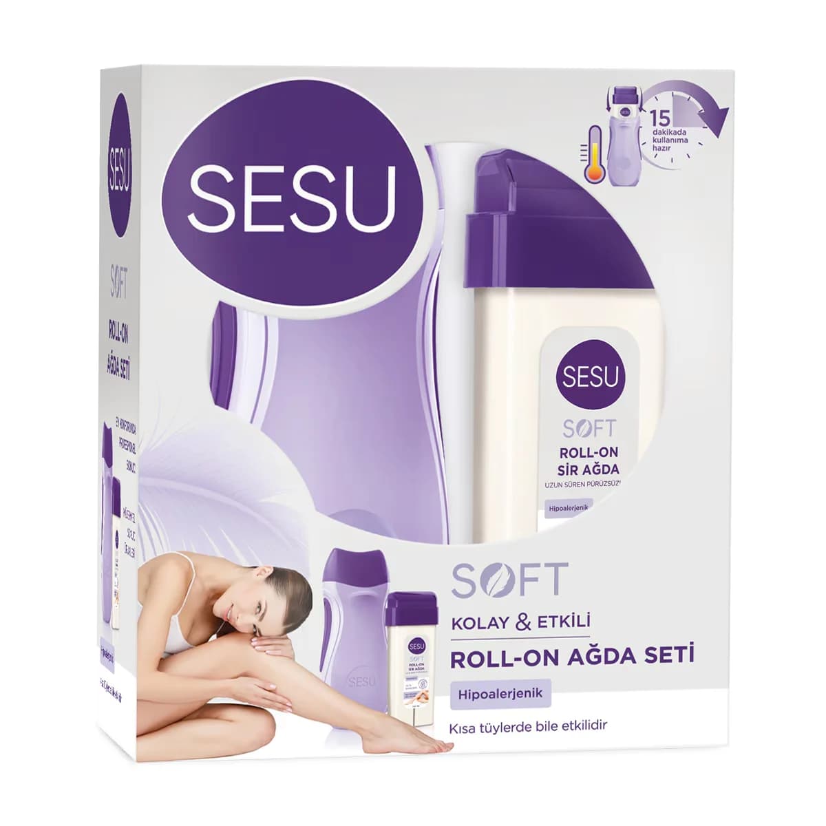 Sesu مجموعة إزالة الشعر بالشمع الناعم من سيسو