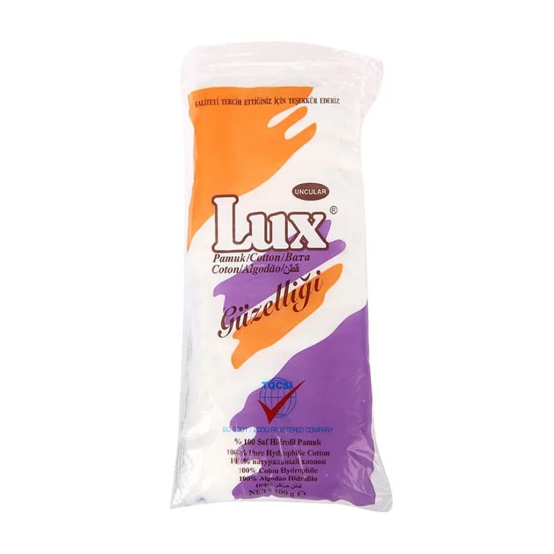 Lux قطن لوكس 100% نقي محب للماء 100 جرام
