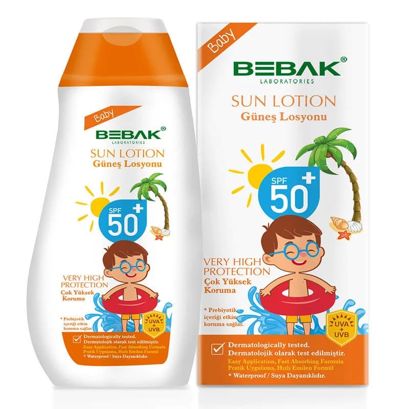 لوشن الشمس للأطفال SPF 50+ 200 مل من بيبك Bebak