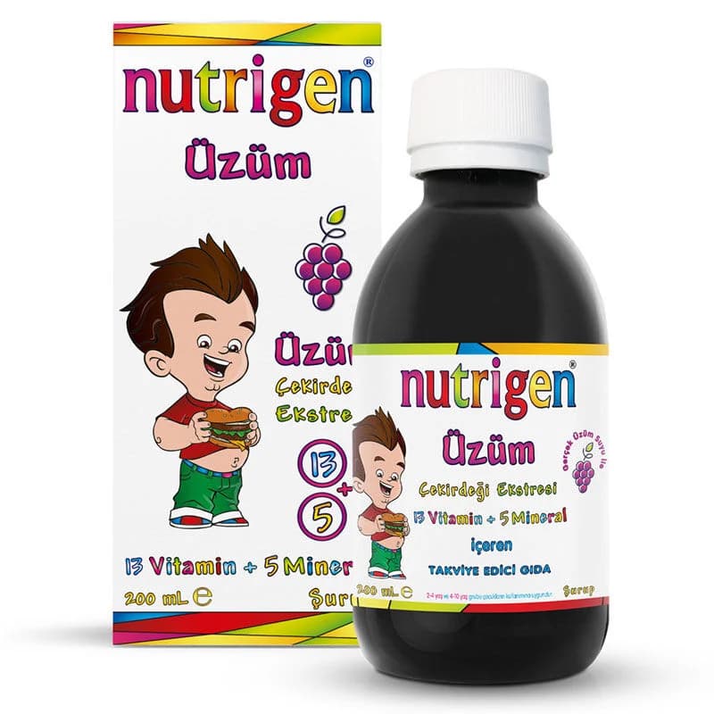 Nutrigen شراب نيوتريجين بخلاصة بذور العنب 200 مل