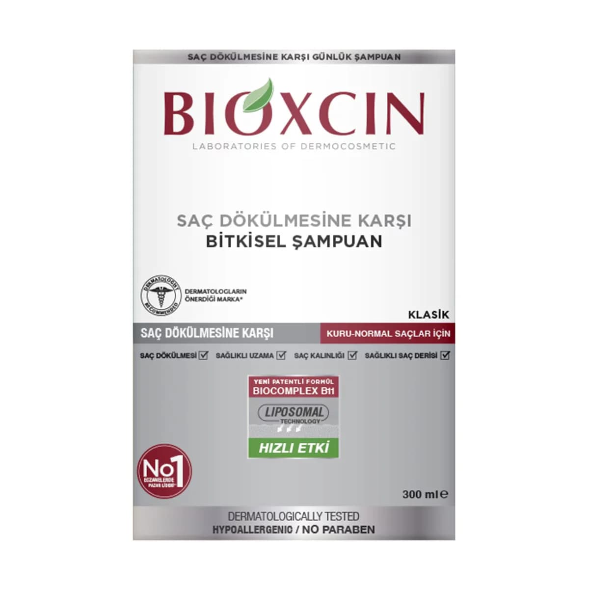 Bioxcin شامبو بيوكسين جينيسيس كلاسيك للشعر العادي إلى الجاف 300 مل