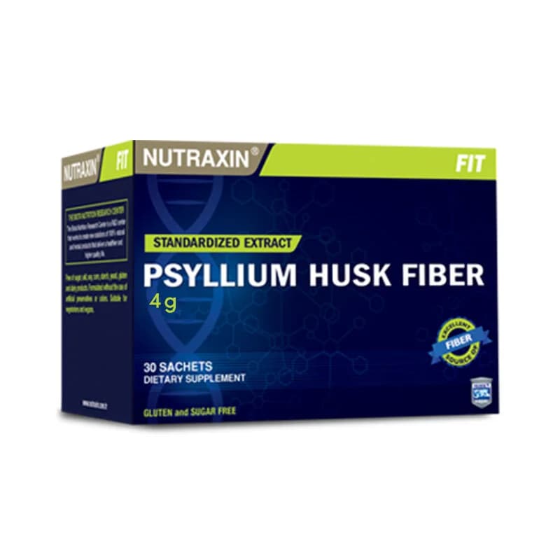 Nutraxin نيوتراكسين ألياف قشور السيليوم 4 جرام 30 كيس
