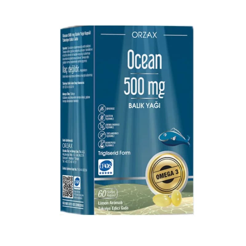 Orzax أورزاكس أوشن 500 مجم 60 كبسولة