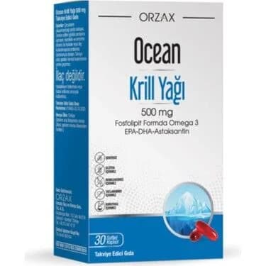 Orzax زيت الكريل المحيطي من أورزاكس 700 مجم 30 كبسولة