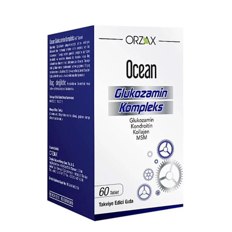 Orzax مكمل غذائي أورزاكس أوشن جلوكوزامين كومبلكس، 60 قرصًا