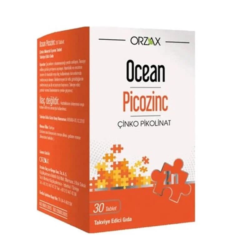 Orzax مكمل غذائي أورزاكس أوشن بيكوزينك 30 قرصًا