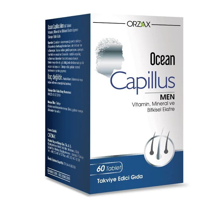 Orzax أورزاكس أوشن كابيلوس للرجال 60 قرص