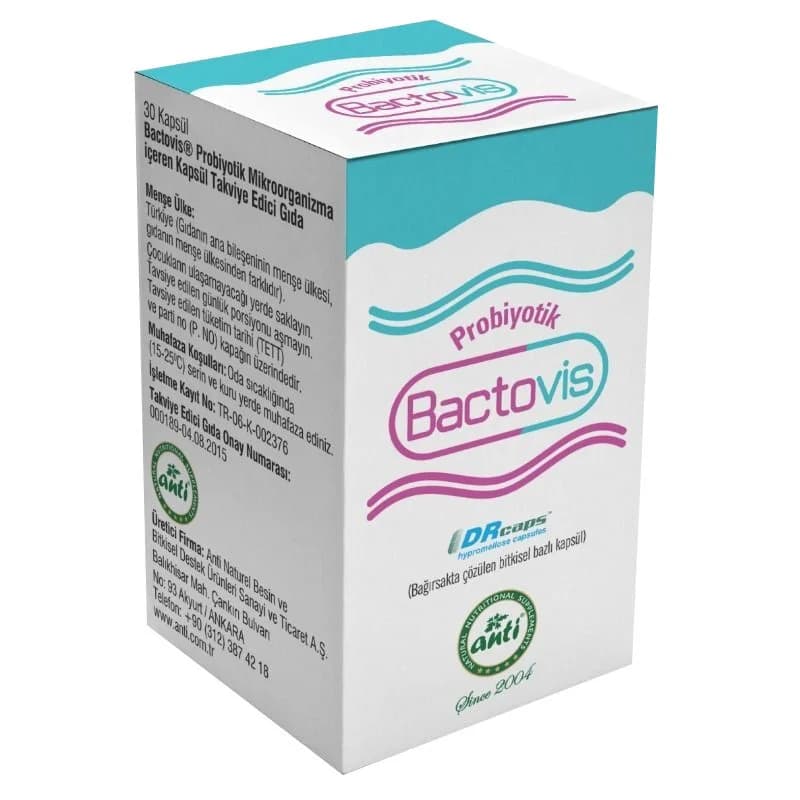 Bactovis باكتوفيس بروبيوتيك 30 كبسولة