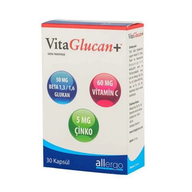 Vitaglucan+ فيتاجلوكان+ 30 كبسولة