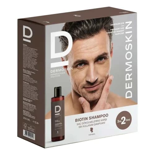 Dermoskin شامبو ديرموسكين بيوتين للرجال 200 مل اشترِ 3 وادفع 2