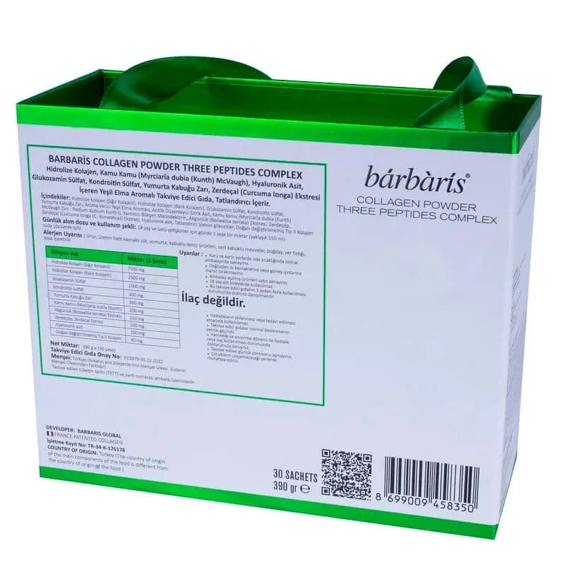 مسحوق كولاجين بارباريس ثلاثي الببتيدات 30 ظرف Barbaris