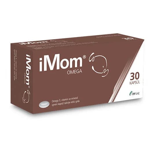 iMom Bee مكمل غذائي أوميجا 3 من آي موم، 30 كبسولة