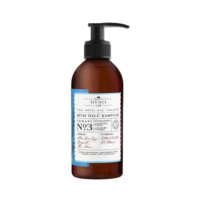 Otacı Lab No : 3 Anti-static Straightening Shampoo 250 ml