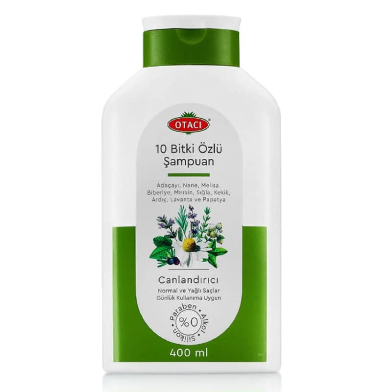 Otacı 10-Herbal Revitalizing Herbal Extract Shampoo 400ml