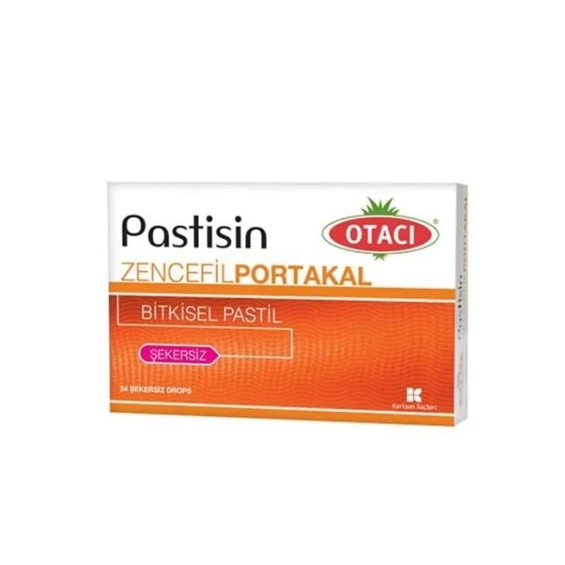 Otacı Pastisin Ginger Orange Herbal Lozenge 24 pcs