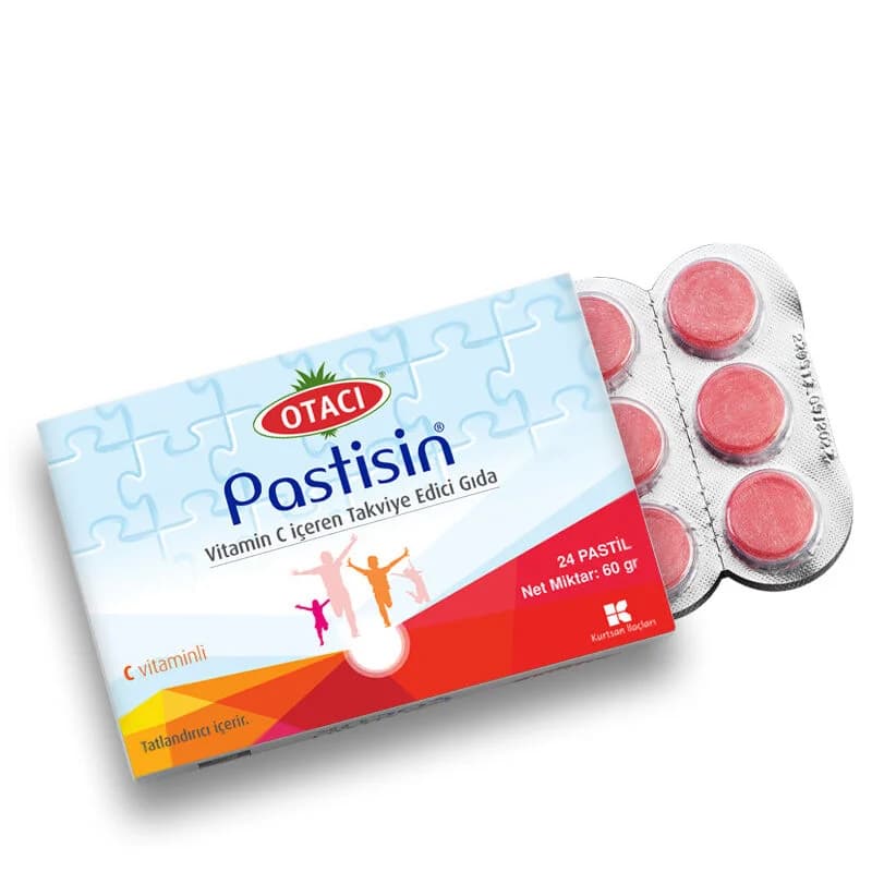 Otacı Pastisin Food Supplement Containing Vitamin C 24 Pastil