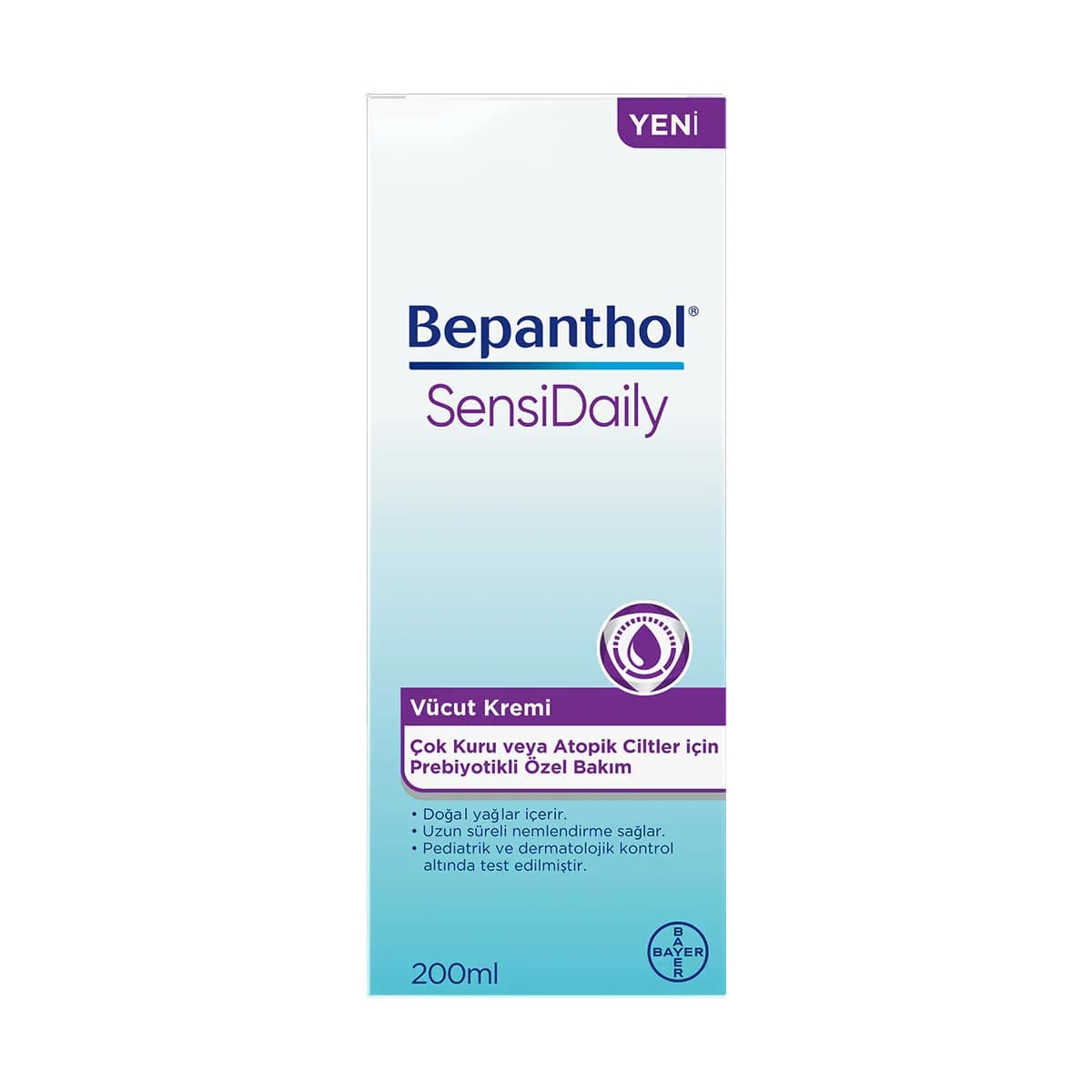 Bepanthol كريم بيبانثول سينسيديلي للجسم 200 مل