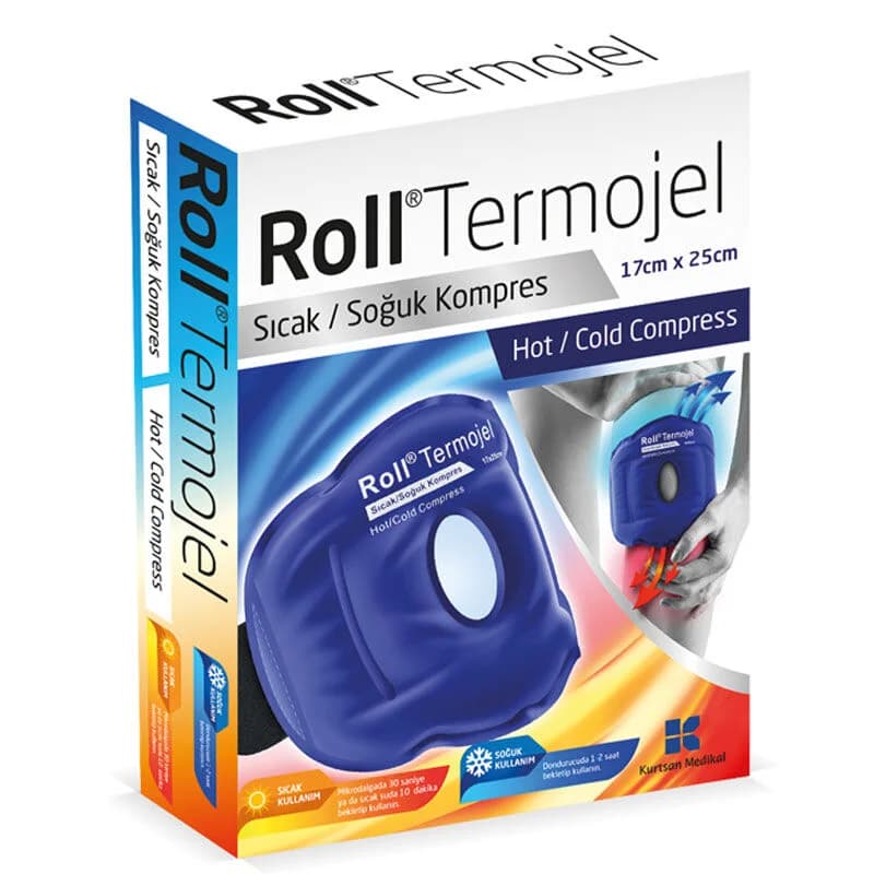 Термогельный компресс для колена 17 см х 25 см от Roll