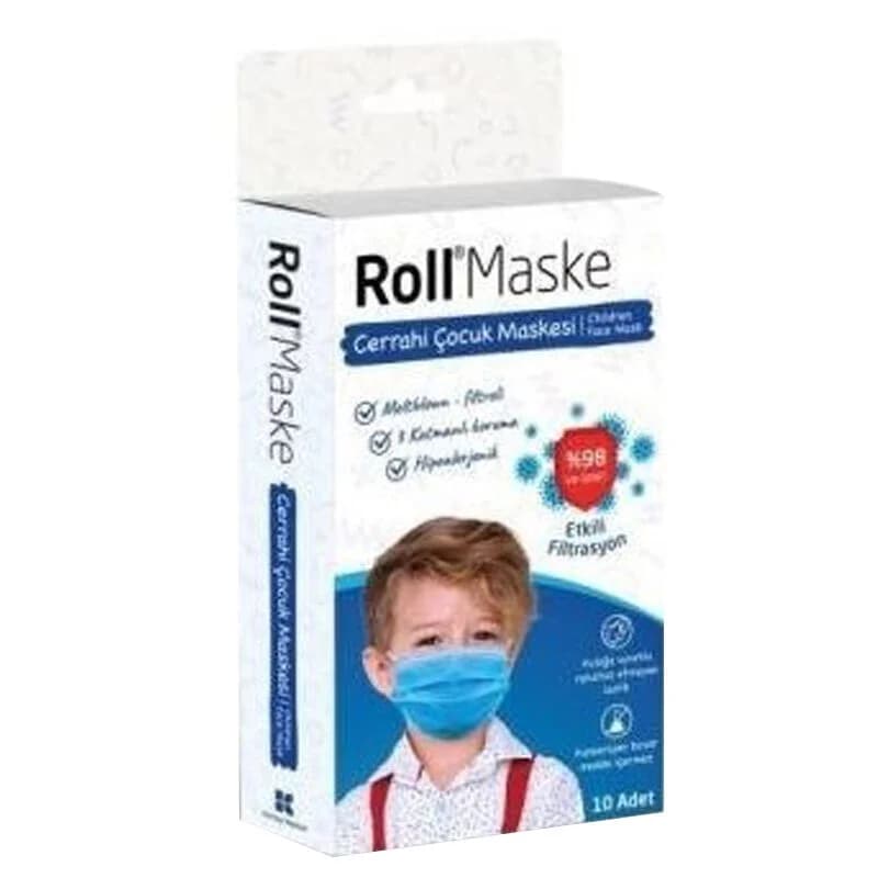 Маска для детей Roll Mask 10 шт - Мужская