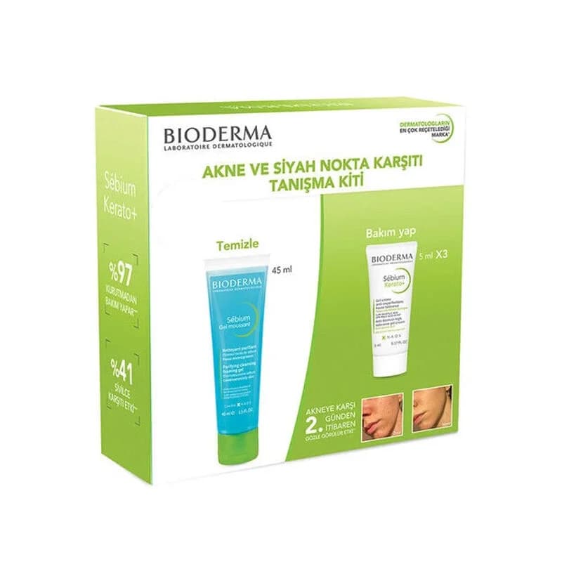 Bioderma Sebium For Blemish-Prone Skin and Anti-Blackhead Starter Kit