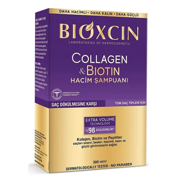 Bioxcin Collagen Biotin Anti-Hair Loss Shampoo 300 ml
