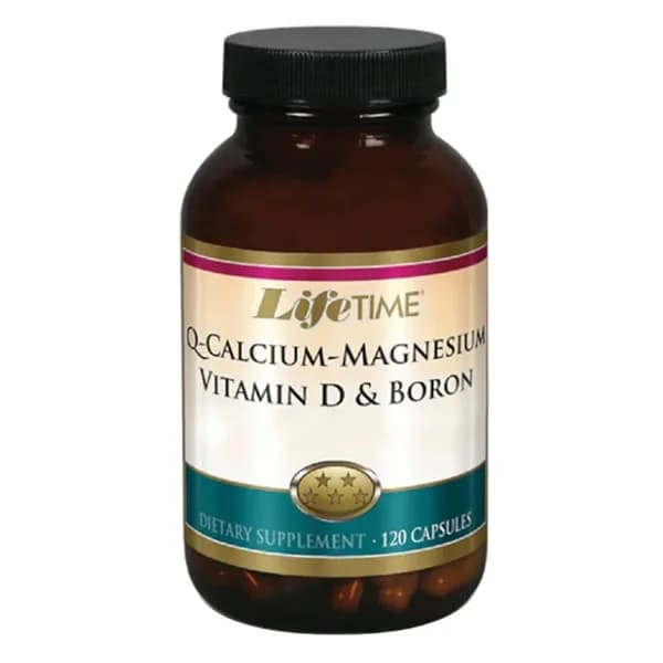 Lifetime Q-Calcium Magnesium Vitamin D & Boron 120 Capsules