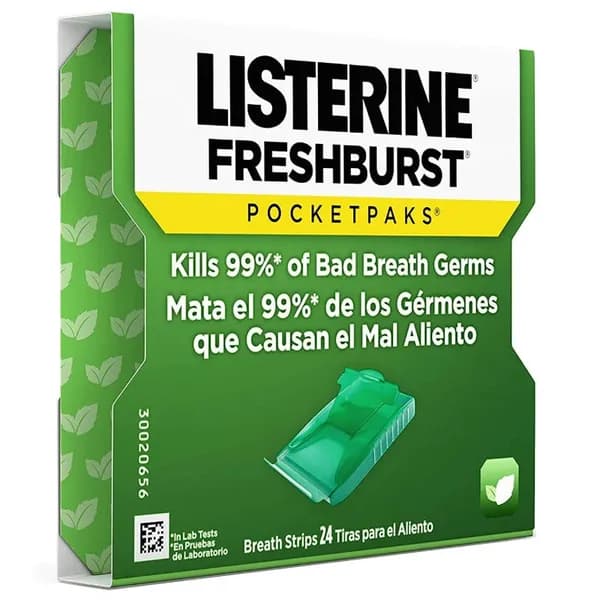 Listerine Fresburst Damak Strips Tekli 24 Yaprak