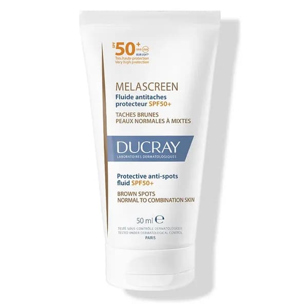 Ducray Melascreen Fluid SPF50+ Sunscreen for Hyperpigmentation-Prone Skin 50 ml