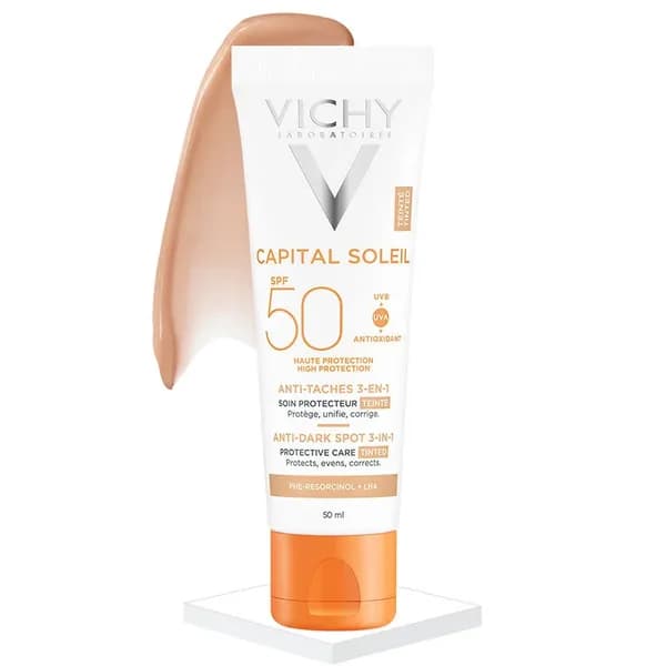 Vichy Capital Soleil Spf 50+ Anti Dark Spots Tinted Sun Cream 50 ml