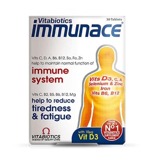 Vitabiotics Immunace Immune System 30 Tablets