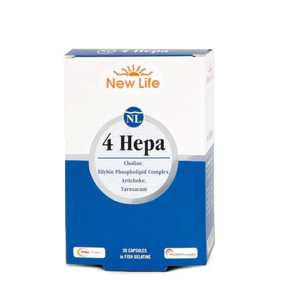 New Life 4 Hepa Food Supplement 30 Capsules