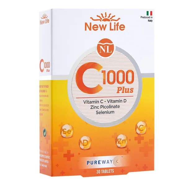 New Life C-1000 Plus Food Supplement 30 Capsules