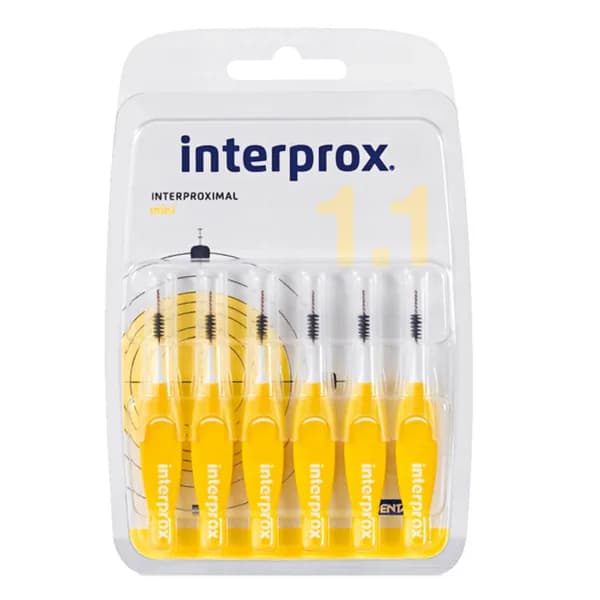 Dentaid INTERPROX 4G Mini Blister 6 pcs - Yellow - N31191