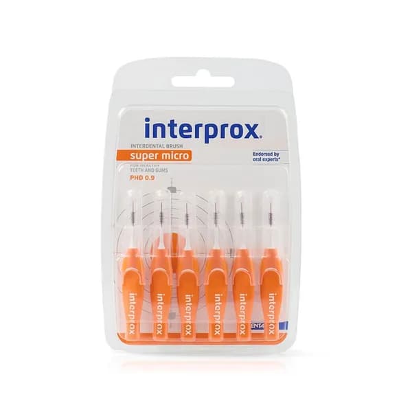 Dentaid INTERPROX 4G Supermicro Blister 6-pack - Orange - N31193