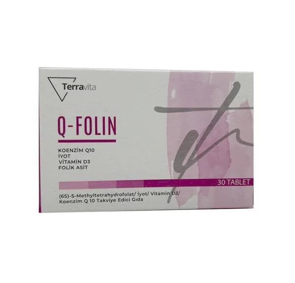Q-Folin Coenzyme Q 10 Dietary Supplement 30 Tablets