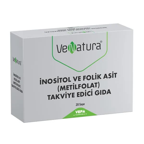 VeNatura Inositol and Folic Acid (Metilfolat) 20 Sachets