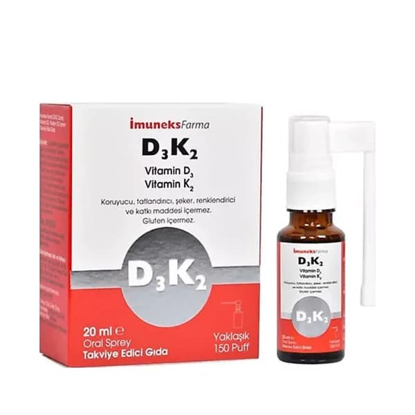 Imuneks D3 K2 Dietary Supplement 20 ml - Spray