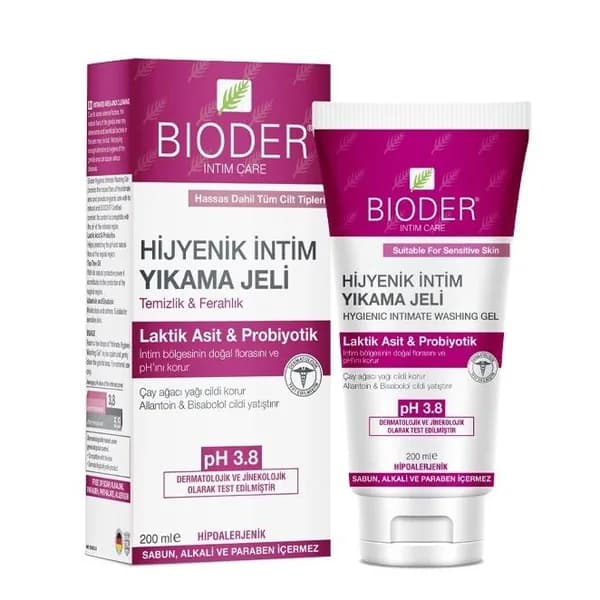 Bioder Hygienic Intimate Wash Gel 200 ml