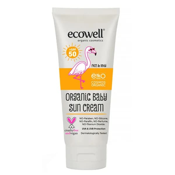 Ecowell Organic Baby Sun Cream Spf 50 110 gr