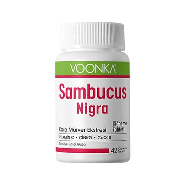 Voonka Sambucus Nigra 42 Chewable Tablets
